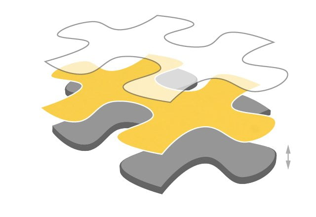 Palapelin palojen paksuus