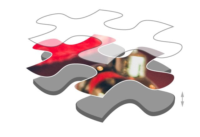 Palapelin palojen paksuus