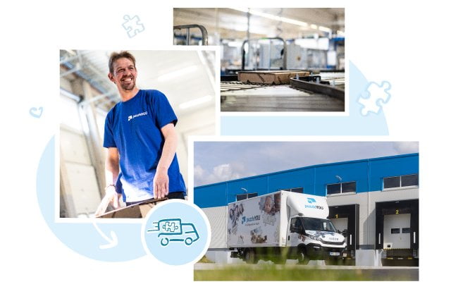 Asiantuntevat työntekijämme huolehtivat palapelien lähetyksestä 23 maahan. Olipa kyse Euroopasta tai Pohjois-Amerikasta, puzzleYOU-palapeli saapuu asiakkaalle vain muutaman päivän sisällä.