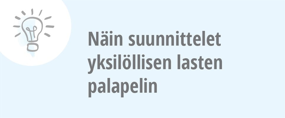 Näin suunnittelet yksilöllisen lasten palapelin