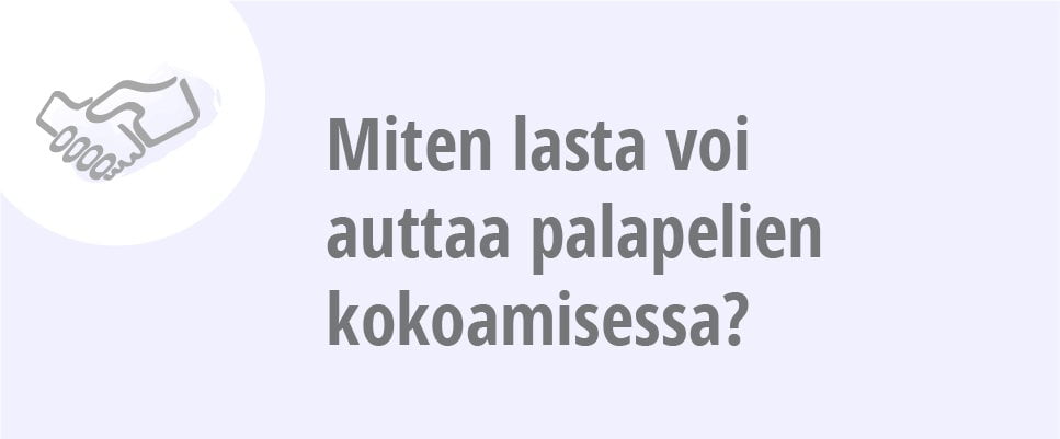 Miten lasta voi auttaa palapelien kokoamisessa?