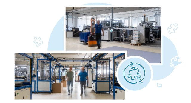 Palapelit valmistetaan modernissa tuotantolaitoksessa, jossa käytämme vihreää sähköä