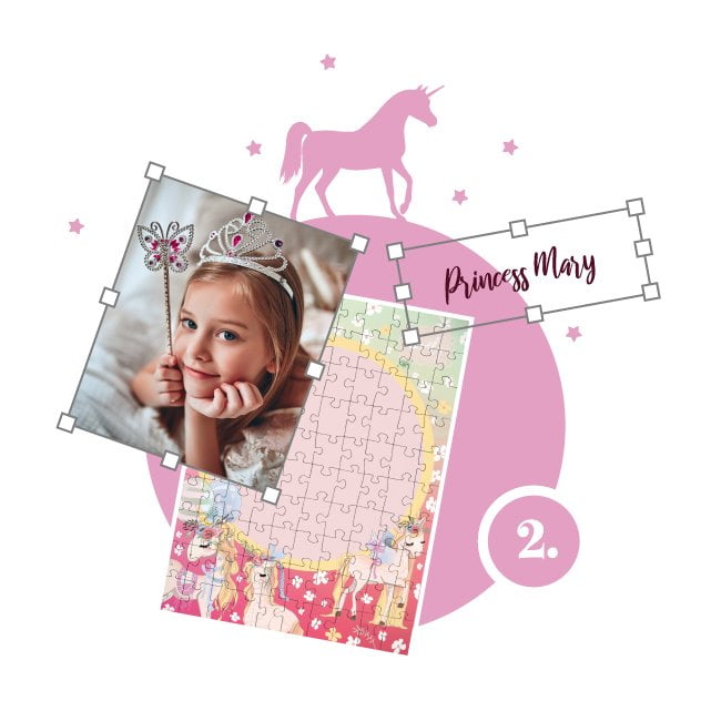 Näin suunnittelet yksisarvisaiheisen palapelin 2