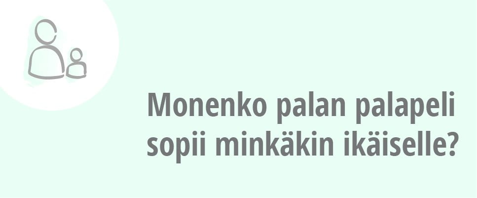 Monenko palan palapeli sopii minkäkin ikäiselle?