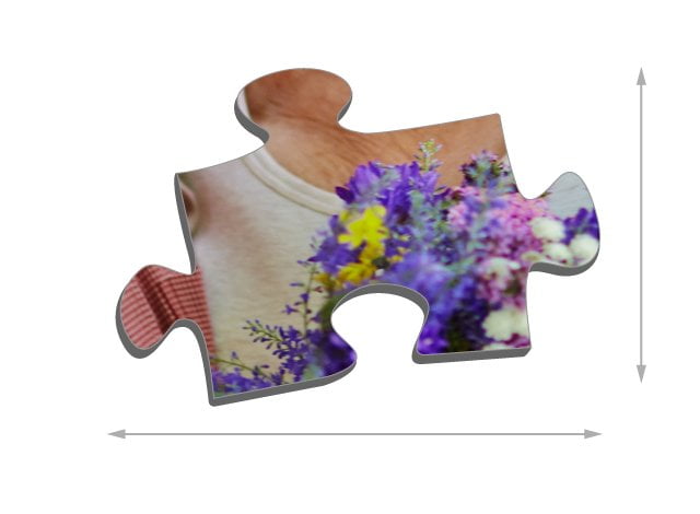 Palapelin palojen koko