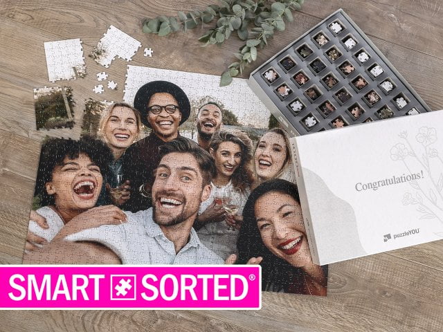 SMART SORTED® – yllätyspalapeli häälahjaksi